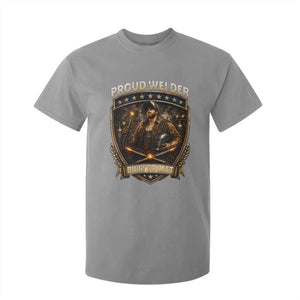 Proud Welder Graphic T Shirt For Kid Built To Last Worker Gift TS12 Sport Gray Print Your Wear
