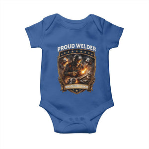 Proud Welder Whatever It Takes Baby Onesie Vintage Mechanic Workwear
