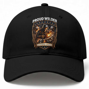 Proud Welder Whatever It Takes Baseball Cap Vintage Mechanic Workwear