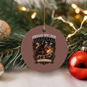 Proud Welder Whatever It Takes Ceramic Ornament Vintage Mechanic Workwear TS12 1pc Mocha Print Your Wear