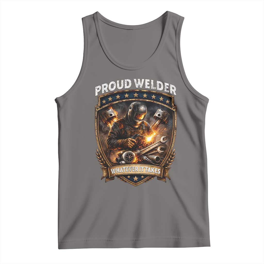 Proud Welder Whatever It Takes Tank Top Vintage Mechanic Workwear