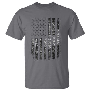 Husband Daddy Welder Hero T Shirt Patriotic Welding American Flag Graphic