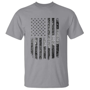 Husband Daddy Welder Hero T Shirt Patriotic Welding American Flag Graphic