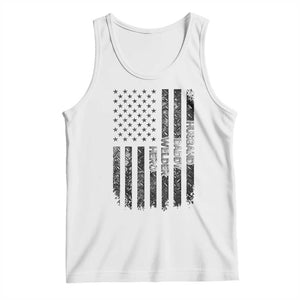Husband Daddy Welder Hero Tank Top Patriotic Welding American Flag Graphic TS12 White Print Your Wear