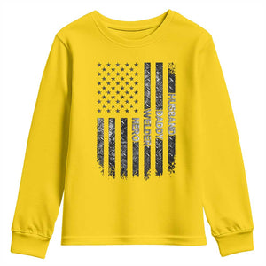 Husband Daddy Welder Hero Youth Sweatshirt Patriotic Welding American Flag Graphic