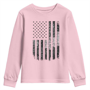 Husband Daddy Welder Hero Youth Sweatshirt Patriotic Welding American Flag Graphic