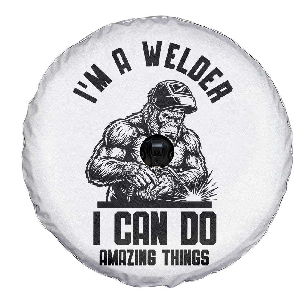 Funny Bigfoot Welder Spare Tire Cover I Can Do Amazing Things TS12 Print Your Wear