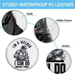 Funny Bigfoot Welder Spare Tire Cover I Can Do Amazing Things TS12 Print Your Wear
