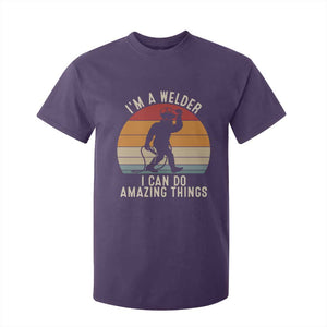Funny Bigfoot Welding Gift T Shirt For Kid I Can Do Amazing Things With A Welder
