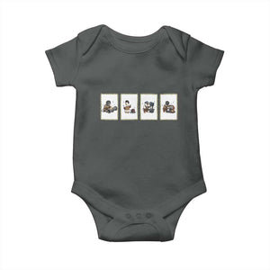 Silly Goose Pipeline Worker Baby Onesie Funny Welding Graphic Gift TS12 Dark Heather Print Your Wear