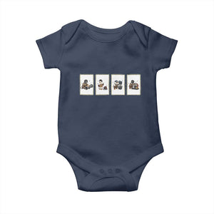 Silly Goose Pipeline Worker Baby Onesie Funny Welding Graphic Gift TS12 Navy Print Your Wear