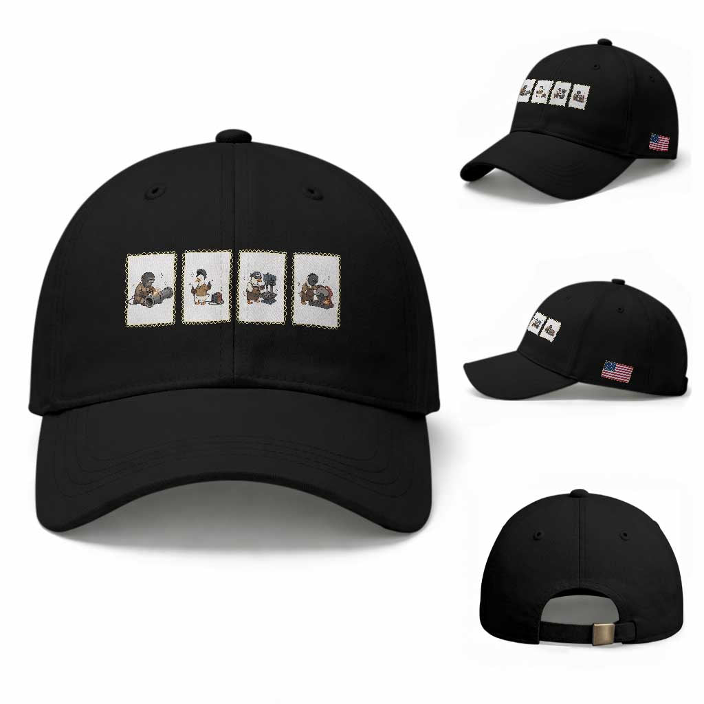 Silly Goose Pipeline Worker Baseball Cap Funny Welding Graphic Gift