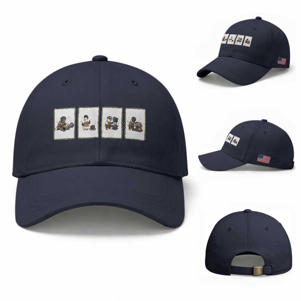 Silly Goose Pipeline Worker Baseball Cap Funny Welding Graphic Gift