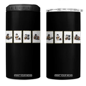 Silly Goose Pipeline Worker 4 in 1 Can Cooler Tumbler Funny Welding Graphic Gift