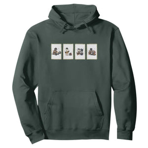 Silly Goose Pipeline Worker Hoodie Funny Welding Graphic Gift TS12 Dark Forest Green Print Your Wear