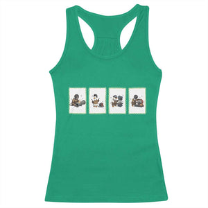 Silly Goose Pipeline Worker Racerback Tank Top Funny Welding Graphic Gift TS12 Irish Green Print Your Wear