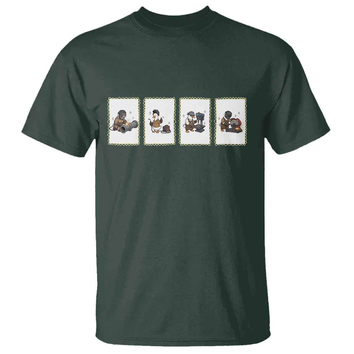 Silly Goose Pipeline Worker T Shirt Funny Welding Graphic Gift