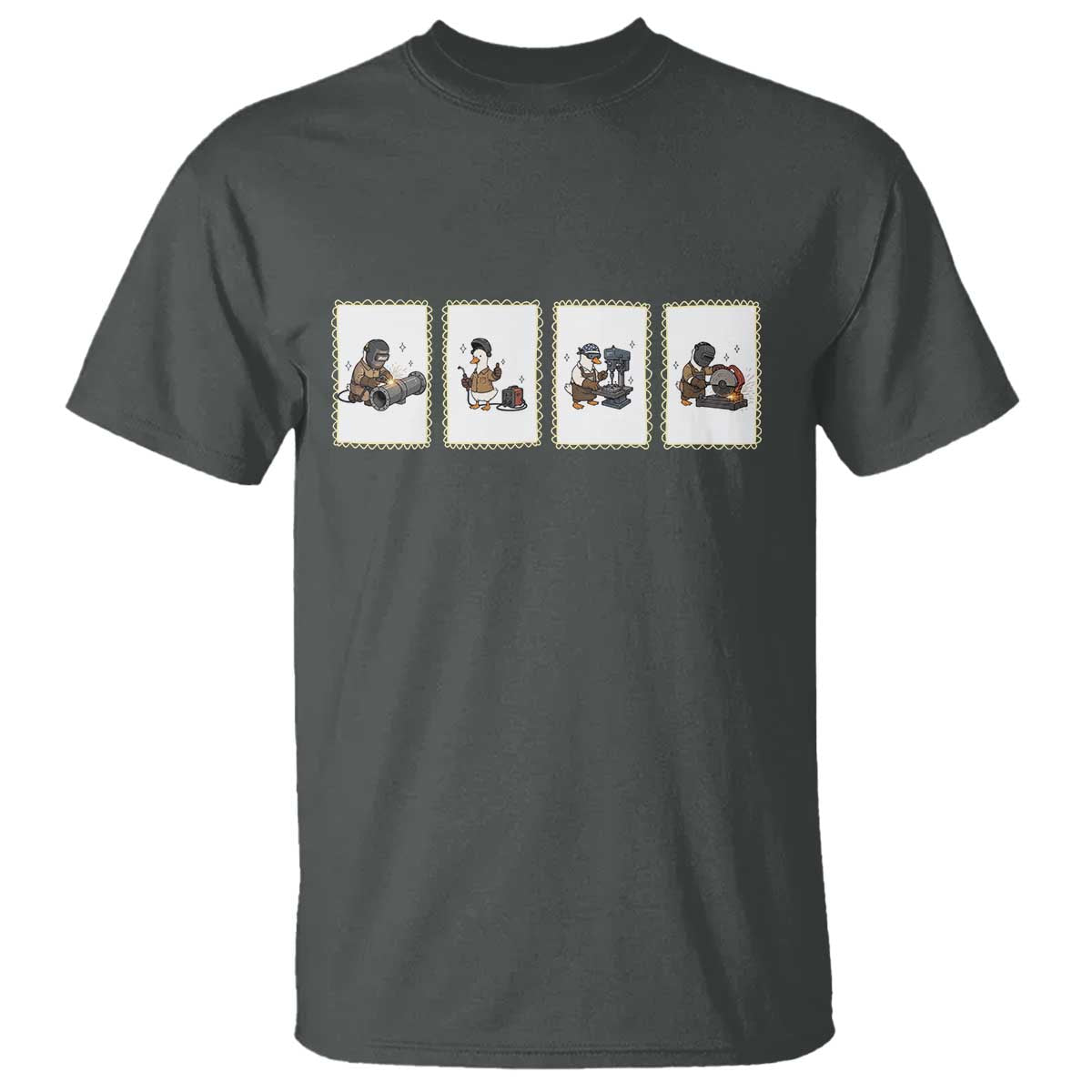 Silly Goose Pipeline Worker T Shirt Funny Welding Graphic Gift