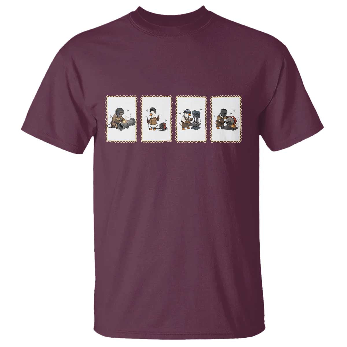 Silly Goose Pipeline Worker T Shirt Funny Welding Graphic Gift