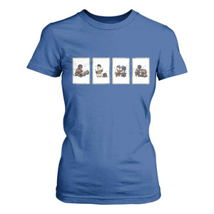 Silly Goose Pipeline Worker T Shirt For Women Funny Welding Graphic Gift TS12 Royal Blue Print Your Wear