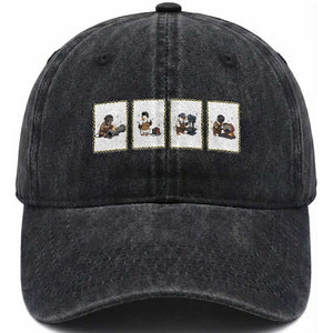 Silly Goose Pipeline Worker Washed Cotton Baseball Cap Funny Welding Graphic Gift