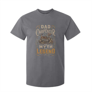 Dad The Carpenter The Myth The Legend T Shirt For Kid Funny Woodworker Carpenter Graphic