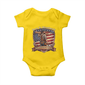 Proud American Woodworker Baby Onesie Born To Woodwork Patriotic Gift TS12 Daisy Print Your Wear