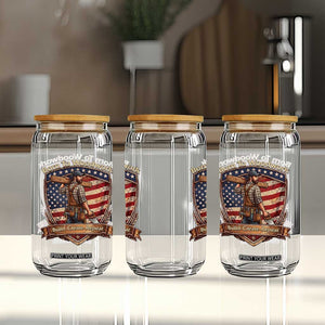 Proud American Woodworker Glass Can Born To Woodwork Patriotic Gift TS12 Print Your Wear