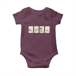 Silly Goose Carpenter Baby Onesie Funny Woodworker Dad Gift TS12 Maroon Print Your Wear