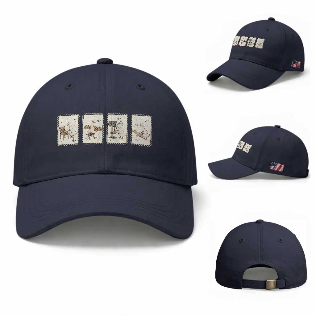 Silly Goose Carpenter Baseball Cap Funny Woodworker Dad Gift