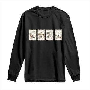 Silly Goose Carpenter Long Sleeve Shirt Funny Woodworker Dad Gift TS12 Black Print Your Wear
