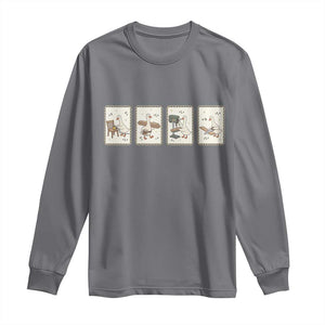Silly Goose Carpenter Long Sleeve Shirt Funny Woodworker Dad Gift TS12 Charcoal Print Your Wear
