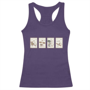Silly Goose Carpenter Racerback Tank Top Funny Woodworker Dad Gift TS12 Purple Print Your Wear
