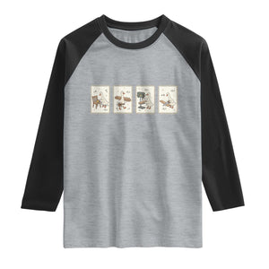 Silly Goose Carpenter Raglan Shirt Funny Woodworker Dad Gift