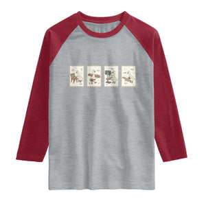 Silly Goose Carpenter Raglan Shirt Funny Woodworker Dad Gift