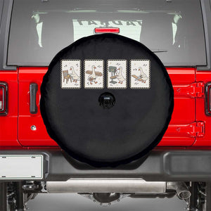 Silly Goose Carpenter Spare Tire Cover Funny Woodworker Dad Gift TS12 Black Print Your Wear