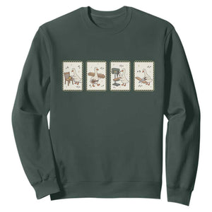 Silly Goose Carpenter Sweatshirt Funny Woodworker Dad Gift