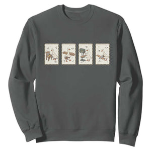 Silly Goose Carpenter Sweatshirt Funny Woodworker Dad Gift