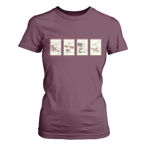 Silly Goose Carpenter T Shirt For Women Funny Woodworker Dad Gift TS12 Maroon Print Your Wear