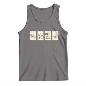Silly Goose Carpenter Tank Top Funny Woodworker Dad Gift TS12 Deep Heather Print Your Wear