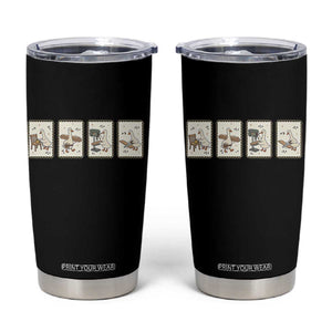 Silly Goose Carpenter Tumbler Cup Funny Woodworker Dad Gift