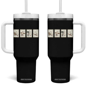 Silly Goose Carpenter Tumbler With Handle Funny Woodworker Dad Gift