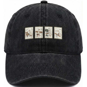 Silly Goose Carpenter Washed Cotton Baseball Cap Funny Woodworker Dad Gift