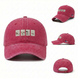 Silly Goose Carpenter Washed Cotton Baseball Cap Funny Woodworker Dad Gift