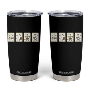 Silly Goose Builder Tumbler Cup Funny Woodworker Dad Gift TS12 Black Print Your Wear