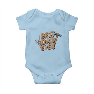 Funny Woodworking Dad Gift Baby Onesie Best Dad Ever TS12 Light Blue Print Your Wear
