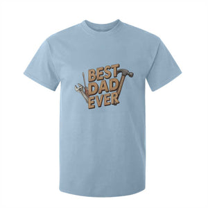 Funny Woodworking Dad Gift T Shirt For Kid Best Dad Ever TS12 Light Blue Print Your Wear