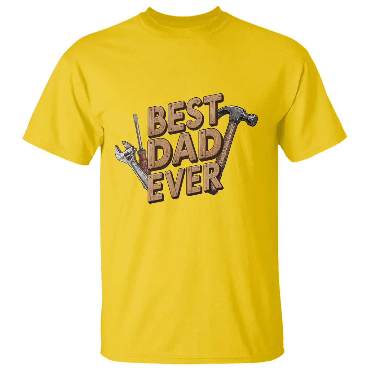 Funny Woodworking Dad Gift T Shirt Best Dad Ever