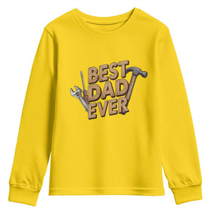 Funny Woodworking Dad Gift Youth Sweatshirt Best Dad Ever TS12 Daisy Print Your Wear