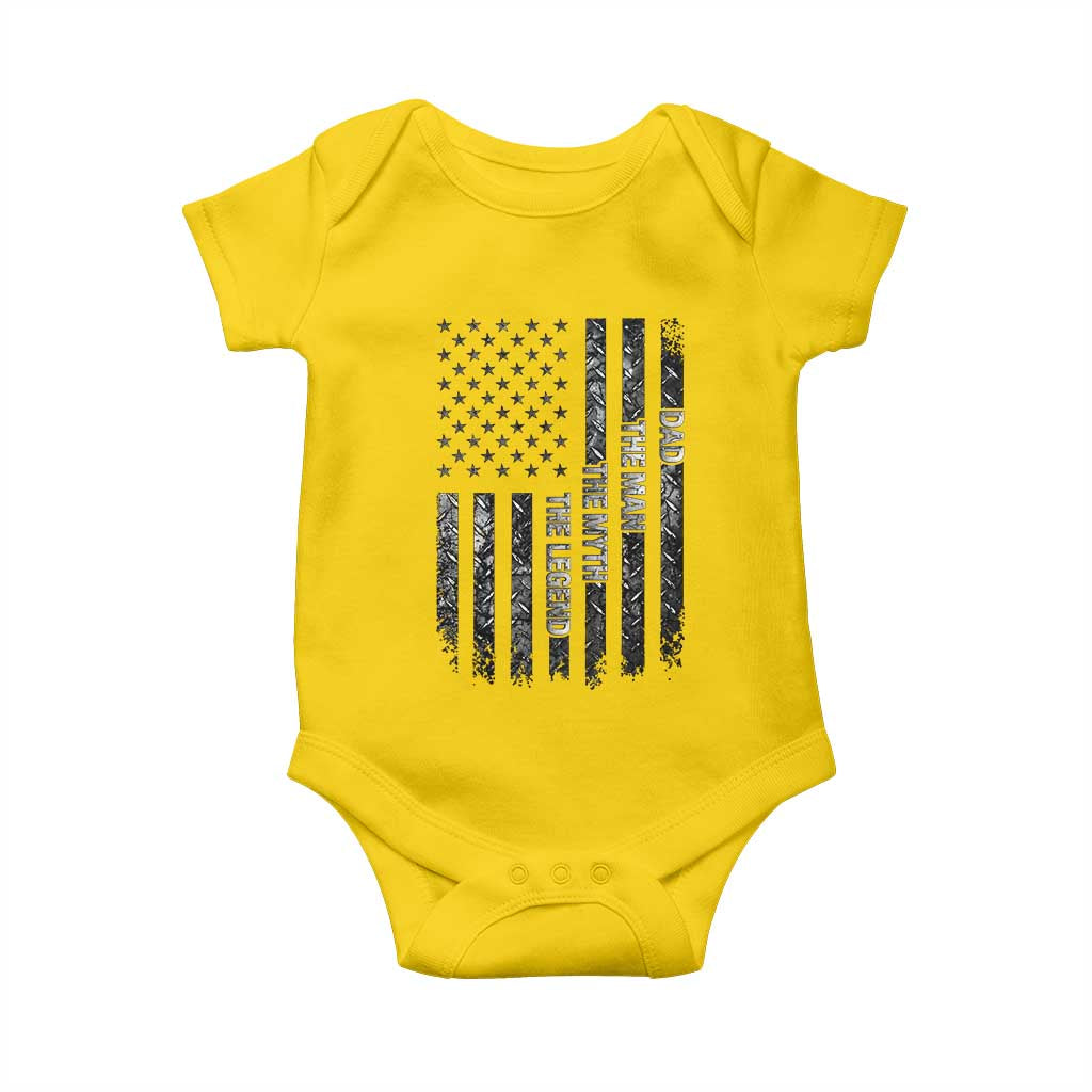 Dad The Man The Myth The Legend Baby Onesie Proud American Welder Gift TS12 Daisy Print Your Wear